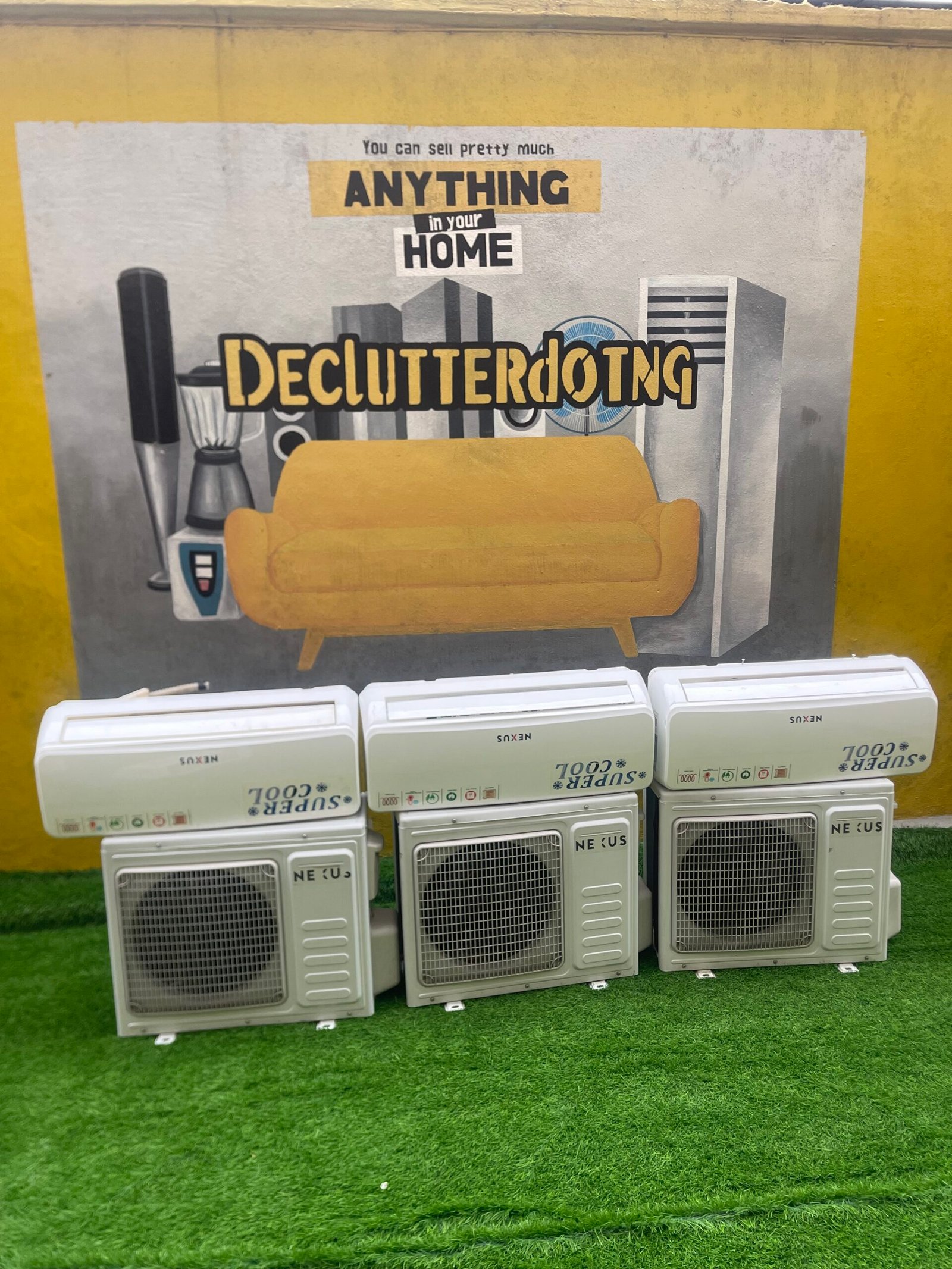 IMG_8882 2 Relatively New 1hp NEXUS R410 SPLIT AC WHITE - Image 1