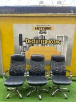 Barely Used Black Executive Office Chair - Image 8