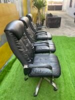Barely Used Black Executive Office Chair - Image 2