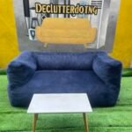 Relatively New 2 Seater Bin Bag Sofa With Mini Table
