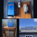 Relatively New VICTRON 3.2KVA, 24V, VICTRON CONTROLLER, 250W POLY * 8, QUANTA BATTERY * 2 (INVERTER WITH BATTERIES AND SOLAR PANEL)