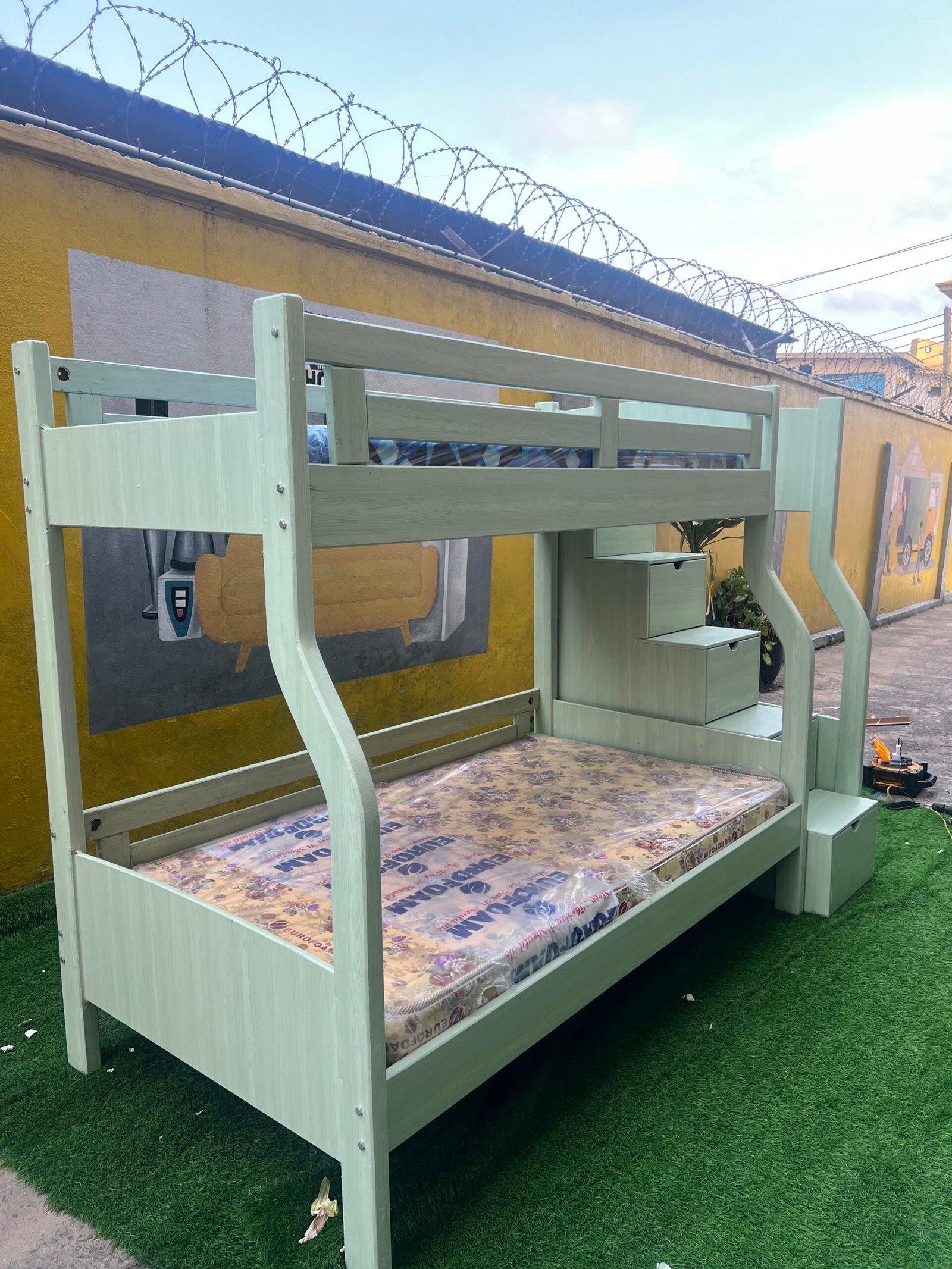 IMG_2596 2 Brand New Top Quality LifeMate Bunk Bed With Drawer And Two Brand New Mattress - Image 1