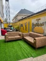 Neatly Used 5 Seater Piano Sofa Set ( Needs Thorough Cleaning) - Image 8