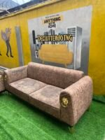 Neatly Used 5 Seater Piano Sofa Set ( Needs Thorough Cleaning) - Image 6