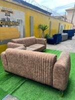 Neatly Used 5 Seater Piano Sofa Set ( Needs Thorough Cleaning) - Image 2