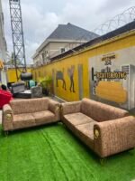 Neatly Used 5 Seater Piano Sofa Set ( Needs Thorough Cleaning) - Image 10
