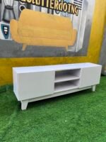 Barely Used White Tv Console