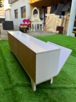 Barely Used White Tv Console - Image 2
