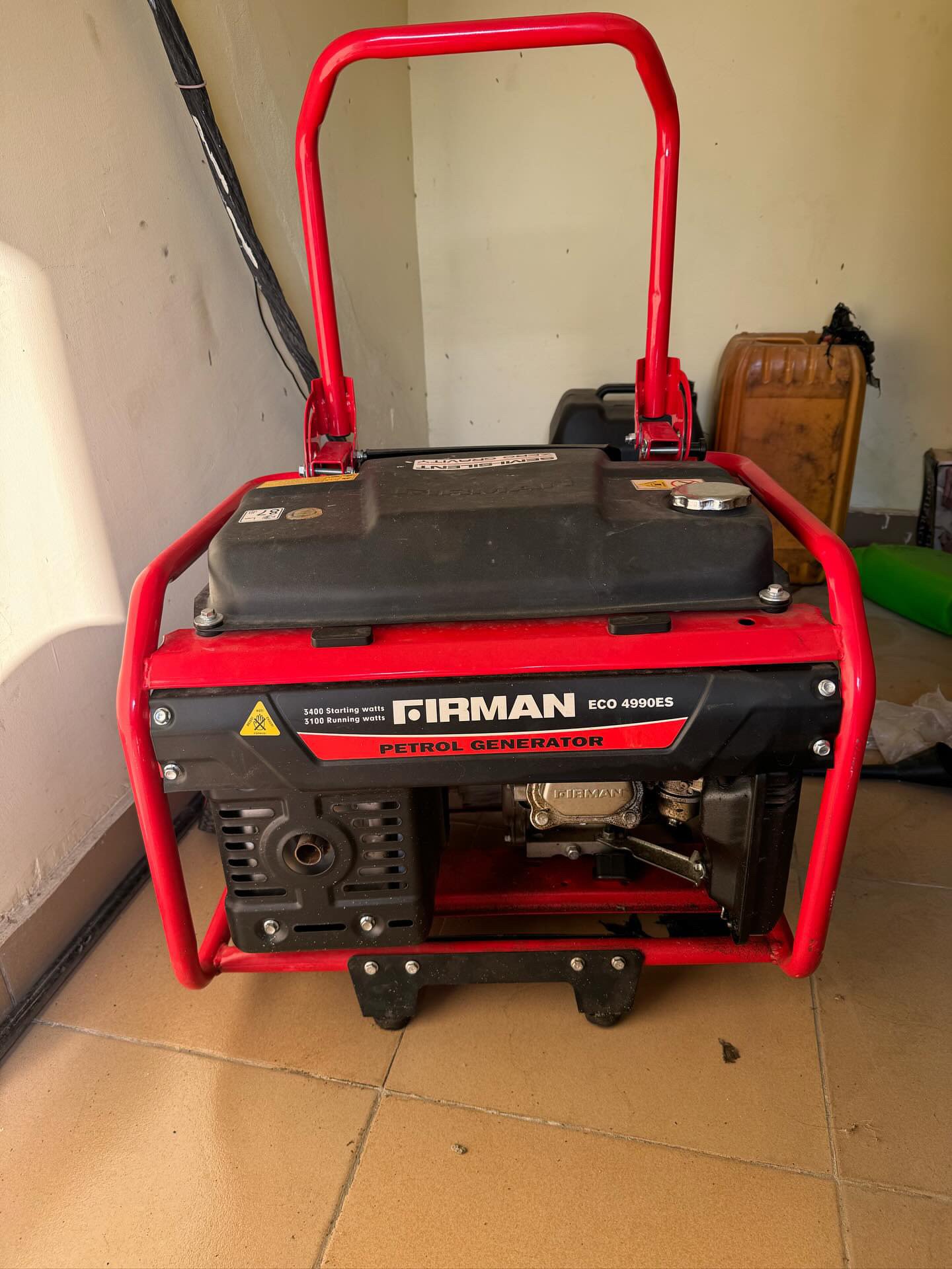 E85E3B43-1740-41CB-A8EB-288BAC620AA4-2.jpeg Relatively New 3kva Firman Generator (ECO4990ES) - Image 1