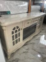 Neatly Used ROYAL FIRE PLACE TV CONSOLE( plug Needs To Be Changed) - Image 3