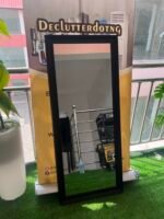 Barely Used Black Standing mirror(001) - Image 3