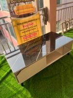 Barely Used TOP QUALITY MARBLE TOP Glass  CENTER TABLE - Image 2