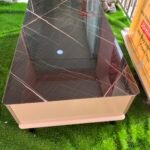 Barely Used TOP QUALITY MARBLE TOP Glass  CENTER TABLE