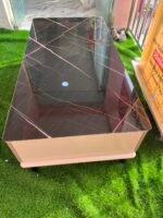 Barely Used TOP QUALITY MARBLE TOP Glass  CENTER TABLE