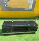 Barely Used Top Quality Glass Top Imported Tv Console - Image 7