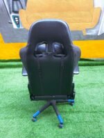 Neatly Used Blue And Black Ergonomic Gaming Chair - Image 7