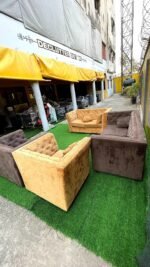 Neatly Used 7 Seater Chesterfield Sofa Set - Image 2