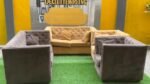 Neatly Used 7 Seater Chesterfield Sofa Set