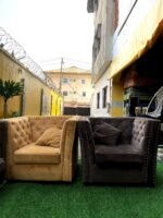 Neatly Used 7 Seater Chesterfield Sofa Set - Image 10