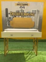 Neatly Used Welcome Console With Iron Legs - Image 4
