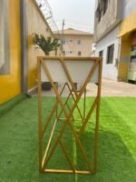 Neatly Used Welcome Console With Iron Legs - Image 7