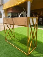Neatly Used Welcome Console With Iron Legs - Image 8