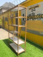 Barely Used Golden Iron Display Shelf - Image 6