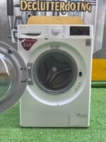 Neatly Used Front Load (Wash & Dry) Washing Machine 8/5kg, White, Inverter Direct Drive Motor, ThinQ Ai,TurboWash, TrueSteam, Smart Diagnosis- F4J6TMPOW( Slightly Rusted) - Image 4