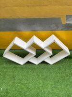 Barely Used White Floating Shelf - Image 4