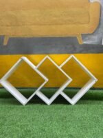 Barely Used White Floating Shelf - Image 2
