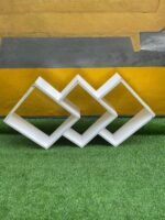 Barely Used White Floating Shelf - Image 3