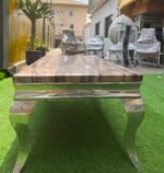 Barely Used Marble Top Quality Center Table - Image 4