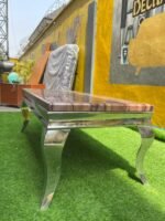 Barely Used Marble Top Quality Center Table - Image 3