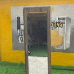 Barely Used Top Quality HDF Wood Wardrobe With Full Length Mirror