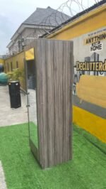Barely Used Top Quality HDF Wood Wardrobe With Full Length Mirror - Image 8