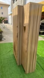 Neatly Used Wardrobe With Shoe Rack (Back Slightly Broken. See Slides For Defect) - Image 9