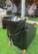 Barely Used Luxurious Leather Seat Washing Head Basin With Ceramic Bowl - Image 15