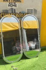 Barely Used Fancy Mirror With LED Light, Tempered/Strong Glass (Each ) - Image 2