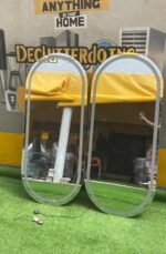 Barely Used Fancy Mirror With LED Light, Tempered/Strong Glass (Each ) - Image 8