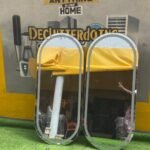 Barely Used Fancy Mirror With LED Light, Tempered/Strong Glass (Each )