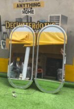 Barely Used Fancy Mirror With LED Light, Tempered/Strong Glass (Each ) - Image 4