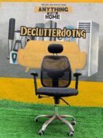Barely Used Black Swivel Office Chair