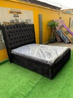 Brand New 5BY6 Upholstery Bedframe With Brand New Vitafoam Semi Orthopedic mattress - Image 3