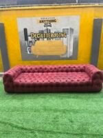Relatively New 5 Seater Top Quality Chesterfield Sofa - Image 5