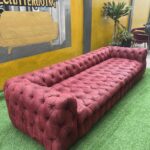 Relatively New 5 Seater Top Quality Chesterfield Sofa