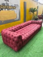 Relatively New 5 Seater Top Quality Chesterfield Sofa