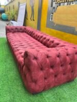Relatively New 5 Seater Top Quality Chesterfield Sofa - Image 8