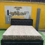 Neatly Used 6by7 Wooden Bedframe With Mattress