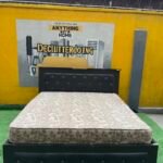 Neatly Used 6by7 Wooden Bedframe With Mattress