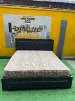 Neatly Used 6by7 Wooden Bedframe With Mattress - Image 4